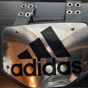 Adidas Metallic Silver and Black Back Plate